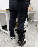 Exosquelette de jambe unique Reha-01, attelle robotique de cheville pour l'entraînement à la marche et aide à la marche pour la rééducation post-AVC et l'hémiplégie
