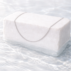 Collar de Cadena Delgada de Plata de Ley 925 Chakralume, Estilo Minimalista para Mujeres y Hombres, Joyería Antideslustre, Venta al por Mayor OEM, Hinduismo - Product Image 4