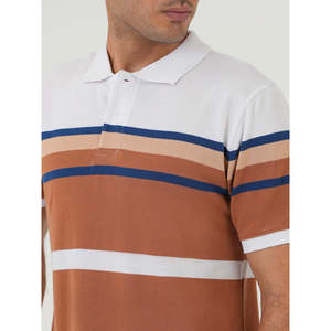 Chemise Homme AIVAR Confort Coupe Classique MC2419 en Tissu Tricoté Écologique de Haute Qualité, Motif Brodé, Coupe et Couture Courte - Product Image 5