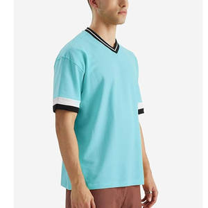 T-shirt surdimensionné en tissu confortable Design Unique Hommes T-shirt surdimensionné d'été Design T-shirt surdimensionné Ringer T-shirt surdimensionné - Product Image 4