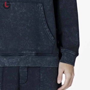 Sudadera con Capucha Personalizada al por Mayor, de Felpa Gruesa, 100% Algodón, Transpirable, de Secado Rápido, para Hombre, Prenda Superior Informal de Invierno - Product Image 3