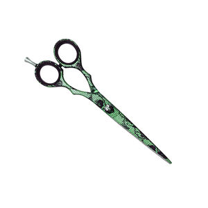 Tijeras de corte de pelo de alta calidad, tijeras de corte de pelo de peluquero de acero metálico con cuchillas rectas afiladas, tijeras de peluquería de 6,0" - Product Image 5