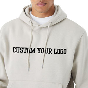 Custom available Men's cropped hoodies Pullover Peso pesado streetwear sudaderas con capucha en blanco logotipo personalizado Sudadera con capucha para unisex - Product Image 3