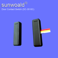 Sunwoald Alarm Pintu Penggantian 3 Kabel, Sakelar Magnetik Sensor Kedekatan/Sakelar Kontak Pintu 3