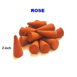 Natural Rose <b>Incense</b> <b>Cones</b> Wholesale Supply From Best Brand <b>Incense</b> <b>Cones</b> <b>Backflow</b> <b>Incense</b> <b>Cones</b> (Orange) - Product Image 1