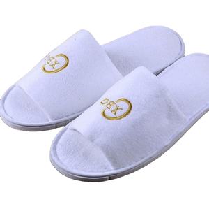 Luxury <b>Cheap</b> White Washable Hotel Room Spa Guest Disposable Cotton Terry <b>Slippers</b>/Wholesale Thick Non-slip Guest Room Supplies - Product Image 4