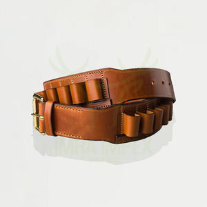 เข็มขัดใส่กระสุนหนังวัวแท้ Imra Impex ทนทานและมีสไตล์ สำหรับการล่าสัตว์ อุปกรณ์เสริมคุณภาพสูง - Product Image 2