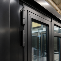 Showroom mobile extensible de luxe, bureau préfabriqué moderne en conteneur avec façade en verre