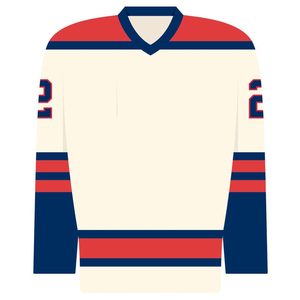 Maillot de hockey sur glace unisexe à épaules tombantes, respirant, imprimé par sublimation personnalisée, 100 % polyester, maille, manches courtes, cousu - Product Image 5