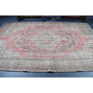 พรมตุรกีโบราณ ขนาดใหญ่พิเศษ 6.7x10.7 ฟุต พรมเปอร์เซียสีแดงขาว - Product Image 3