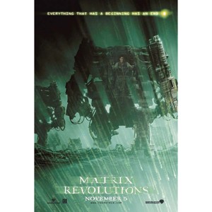 Matrix Revolution Modern Style <b>Poster</b> Wall Decor Made of Paper - Product Image 1