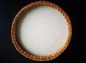 ถาดรองเสิร์ฟอาหารสำหรับงานแต่งงานและงานอีเวนต์ถาดหวายทรงกลมสำหรับอาหารเย็นถาดเสิร์ฟอาหาร - Product Image 4