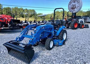 Compre con Garantía: Tractor Compacto LS con Cargador Frontal, Azul, 4x4, Motor de Gasolina de 190 CC, Cortacésped Industrial para Mulching - Product Image 1