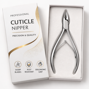 Coupe-cuticules professionnel en acier inoxydable incurvé, outil de précision pour manucure et pédicure, logo personnalisé OEM - Product Image 6