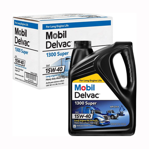 Aceite de motor diésel de alto rendimiento Mobil Delvac 15W-40 para aplicaciones en carretera y fuera de carretera - Product Image 1