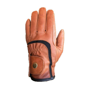 Último servicio OEM Guantes de cuero de calidad superior para montar a caballo Logotipo personalizado Guantes de carreras ecuestres Guantes de polo deportivos de seguridad - Product Image 3
