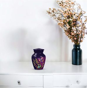Purple Hummingbird <b>Urns</b> for Adult Ashes Burial <b>Urns</b> for Dad <b>Large</b> <b>Urn</b> for Male Female Funeral Ashes Men Women Custom SIze - Product Image 3