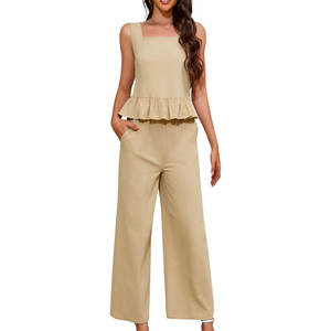 High Quality Oversized Zip Short <b>Crop</b> Hoodie <b>Jogger</b> Set Custom Two Pieces Casual Streetwear Women's Winter Tracksuit Jacket - Product Image 1