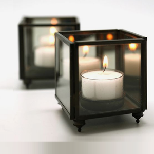 IK Designs, candelabros interiores/exteriores de iluminación para el hogar de Calidad exclusiva, huracanes de metal y vidrio para interiores elegantes - Product Image 5