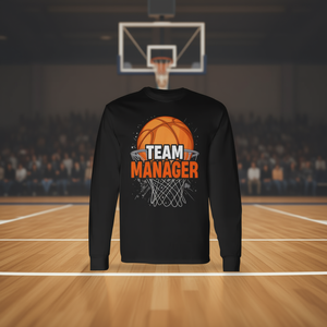 Maglietta a Maniche Lunghe per Manager di Squadre di Basket, per Amanti dei Giochi Sportivi, Prodotto Promozionale - Product Image 3