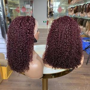 Perruque Lace Front en Cheveux Humains Super Double Drawn 14 Pouces Pixie Curl 13X4 Disponible en 6 Couleurs - Product Image 2