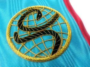 2025 Rite écossais brodé à la main 32 ème degré Sash Up Wings 32ème degré Rite écossais Maçonnique Sash Ronpex - Product Image 3