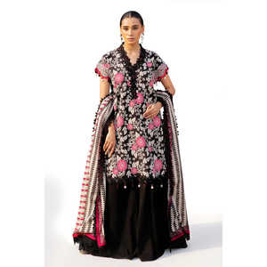 Traje de 3 Piezas para Mujer con Estampado y Borde Bordado CL-52608 - Product Image 5