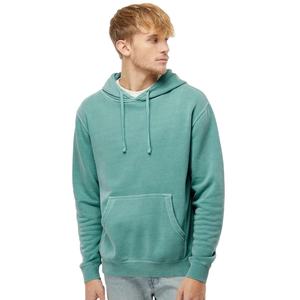 Sweat à capuche personnalisé pour hommes 100% coton éponge française lavé en détresse lavé à l'acide style vintage pull d'hiver vierge - Product Image 1