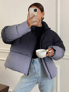Nouvelle veste matelassée mi-longue pour femme en hiver, en vente, dernier design, vestes matelassées pour femmes adultes, veste matelassée - Product Image 2