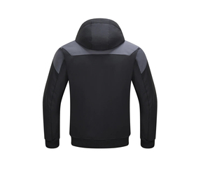 Chaqueta informal de Ciclismo de Invierno, chaqueta cortavientos cálida con capucha con características impermeables a prueba de viento para senderismo y entrenamiento al aire libre - Product Image 2