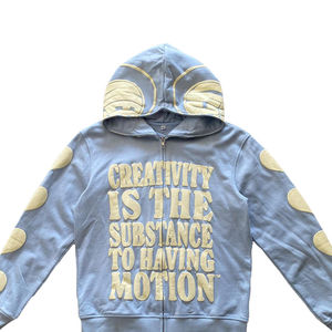 Sudadera con Capucha y Cremallera de Felpa 100% Algodón, 340 Gramos, Talla Grande para Invierno, Diseño de Patrón Sólido, Logotipo Personalizado, Corte Regular - Product Image 5