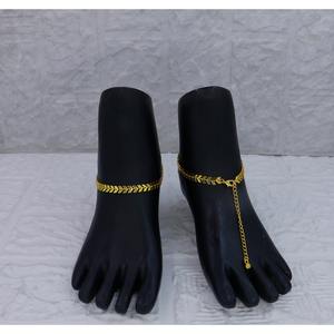 Premium Gold plated Trending & Classic Design <b>Fashionable</b> <b>Anklets</b> Traditional Wedding & Bridal Payal for Women Daily Wear <b>Anklet</b> - Product Image 3