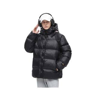 Venta al por mayor de alta calidad impermeable de talla grande de los hombres de lona ecológica High Street Down Chaquetas de fibra de poliéster con capucha Puffer OEM - Product Image 4