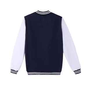 Latest Stylish <b>Women's</b> Varsity Jacket with Breathable Embroidery Solid Color and Comfortable Wool Lining <b>Long</b> Fit Jacket - Product Image 2
