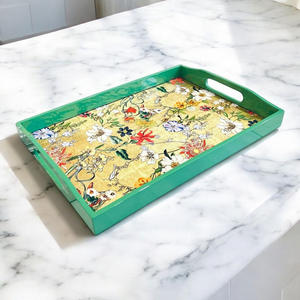 Top affaire prix le moins cher laque plateau de service multi-usage plateaux laqués en gros - Product Image 4