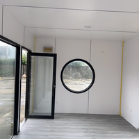 Casa Cápsula Prefabricada de Acero de Lujo Personalizada, Mini Oficina Móvil para Uso en Talleres y Almacenes