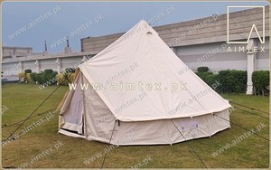 Tente de camping prête pour l'aventure – Tente en toile spacieuse et résistante aux intempéries - Product Image 5