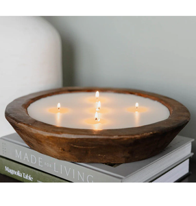 Cuenco para velas de masa de madera, recién artesanías, cuencos para velas vacías, cuenco para velas de madera hecho a mano, fabricación a precio barato - Product Image 6