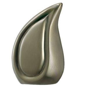Elegant Design Tear Drop Cremation Urn Funeral <b>Memorial</b> Decorative Urn <b>Keepsake</b> Unique Metal Adult Urn for Ashes - Product Image 2