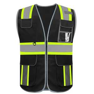 Chaleco de seguridad de algodón 100% transpirable de invierno con logotipo personalizado de la mejor calidad, ropa de trabajo de seguridad reflectante de alta visibilidad para hombres - Product Image 6