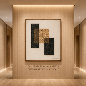 Balanced Geometry Wood Relief Modern <b>Paintings</b> and Wall Arts House Decoration Interior Decorative Artwork Home Hotel Decor - Product Image 1