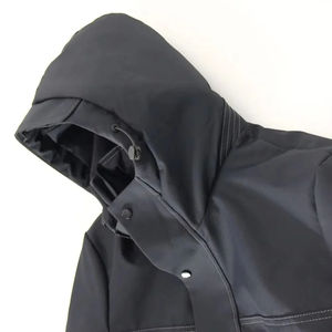 Veste d'hiver softshell réversible de haute qualité, imperméable, coupe-vent, col à capuche, respirante, écologique, pour l'extérieur - Product Image 4