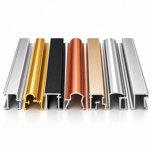 Profils d'extrusion en aluminium décoratifs pour la décoration intérieure, revêtement mural, décoration de meubles, garniture architecturale moderne - Product Image 3