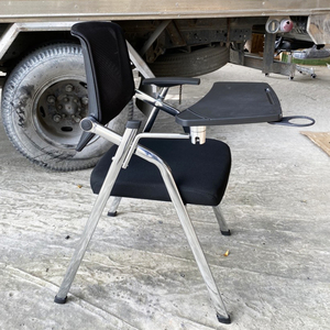 Modern Style Folding Office <b>Chair</b> Adjustable Height Mesh Back <b>Table</b> MFGB01-02 Lift <b>Chair</b> Foam Fabric PU Adjustable Headrest - Product Image 5
