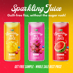 Boisson de jus gazéifié d'hibiscus NFC pétillant 330ml - OEM ODM Boissons en gros personnalisables Échantillon gratuit disponible - Product Image 6