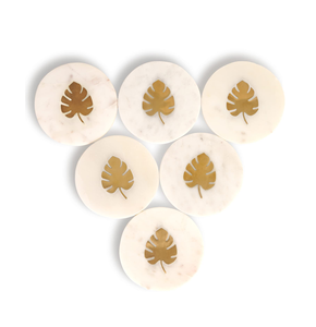 Top Quality Marble coaster Wholesale Natural <b>Blue</b> Stone and Brass Lining Design coaster for <b>Table</b> Decoration & Accessories - Product Image 3