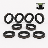 Joint de piston SPGW avec joint torique F-PTFE NBR et anneau de retenue PA/POM 0-50MPA pour vérin hydraulique, joint de piston compact à faible friction