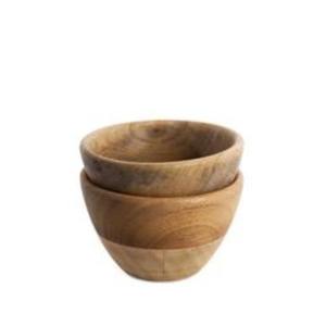 Bol en bois moderne pour salade de fruits avec design moderne et attrait décoratif pour l'affichage de cuisine contemporaine - Product Image 1