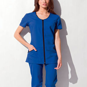 Ensemble d'uniformes d'infirmière en tissu tissé respirant gommage pour usage hospitalier matériau flexible résistant à la sueur et lavable - Product Image 3