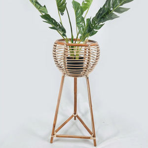 Soporte de ratán natural para plantas, macetas para jardín, decoración del hogar de Viet Fargimex - Product Image 2